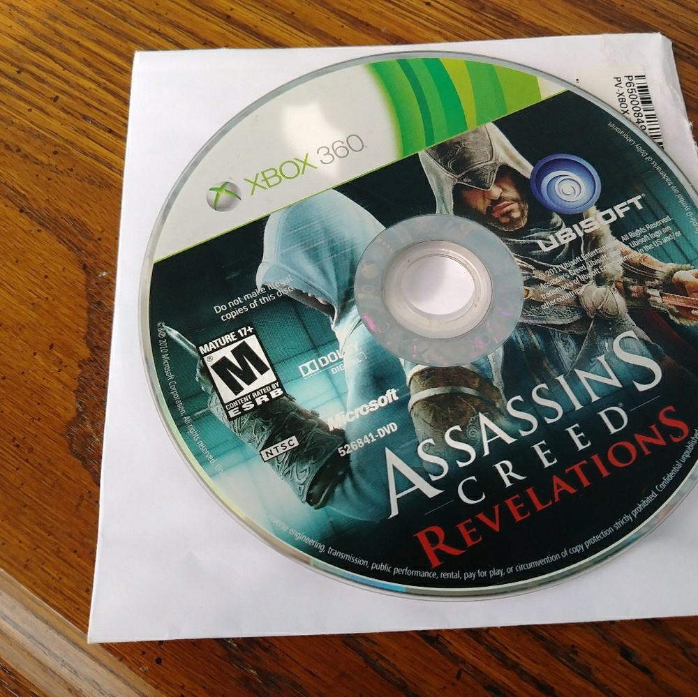 Xbox 360 Assassins creed revelations game
